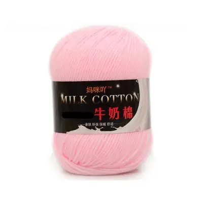 50g/ball Worsted Crochet Thread Milk Cotton Soft Baby Cotton Yarn Hand Knitting Yarn DIY Blanket Dolls Sweater Wholesale FZ95 - Цвет: 603