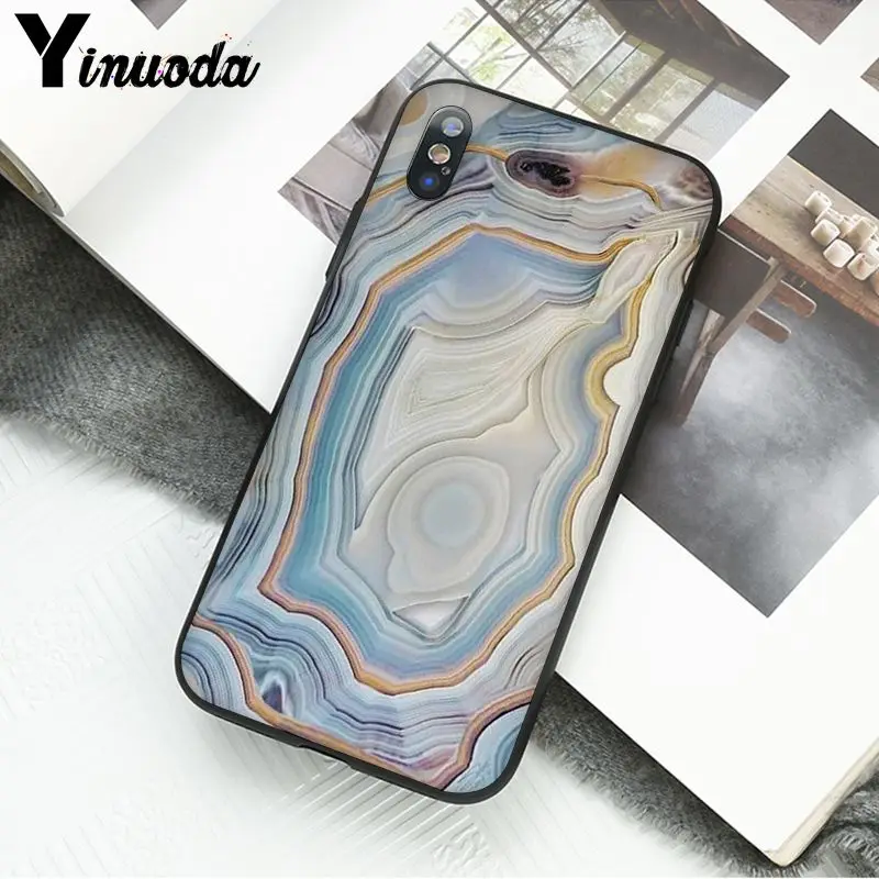 Blue Pink Purple Gemstone Agate Marble crystal 