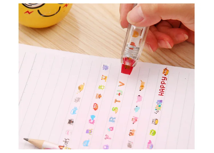 Galyacht Ruban Correcteur Griffe De Chat Blanc, Papeterie Pratique, Fournitures De Correction Portables, Ruban Correcteur Griffe De Chat, Correcteur Blanc Pour Enfants Et étudiants