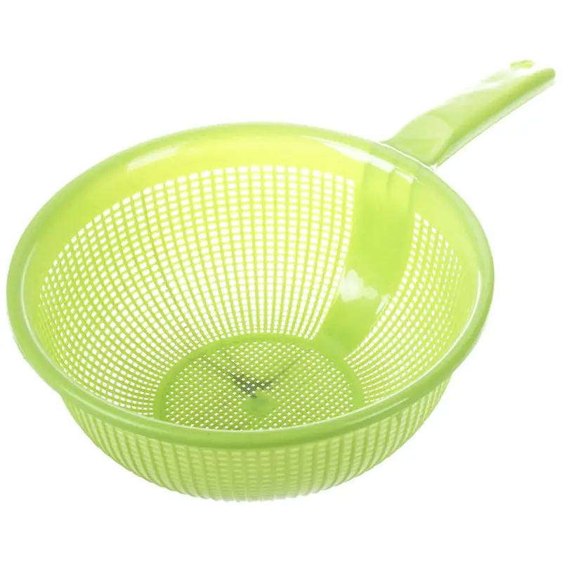 

Kitchen Home Platic Random Color Long Handle Rice Strainer Filter