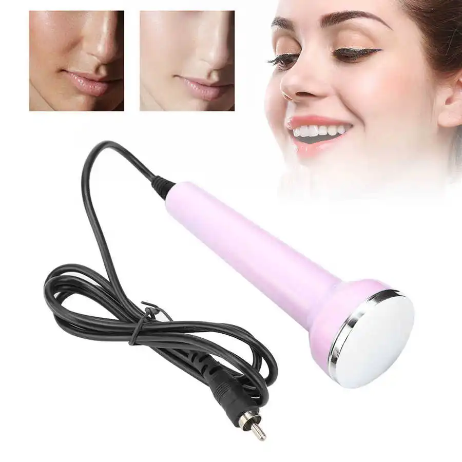 Ultrasonic Massager Beauty Machine Face Probe Facial Detoxification Instrument Universal Probe Instrument Line Face neck face massager skin care device
