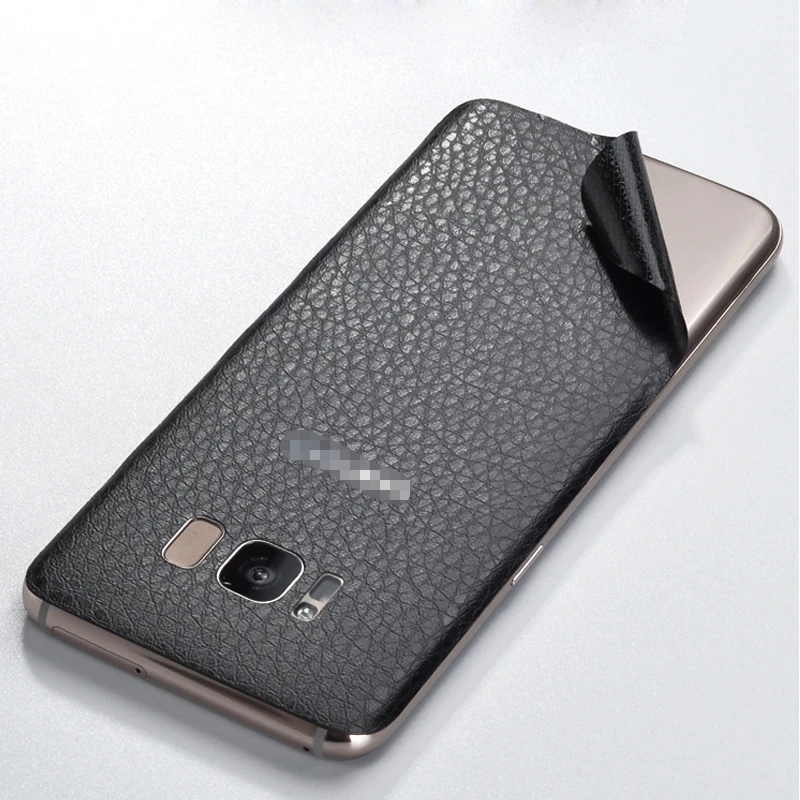 

Leather Sticker Skin Pattern For Samsung S6 Edge Plus Ice Film Thin Screen Protector Protective Cover Sticker Easy Back Film