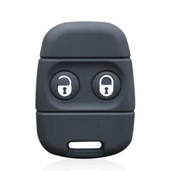 Silicone Flip Key Cover - Durable and Stylish Protection (Black with white)