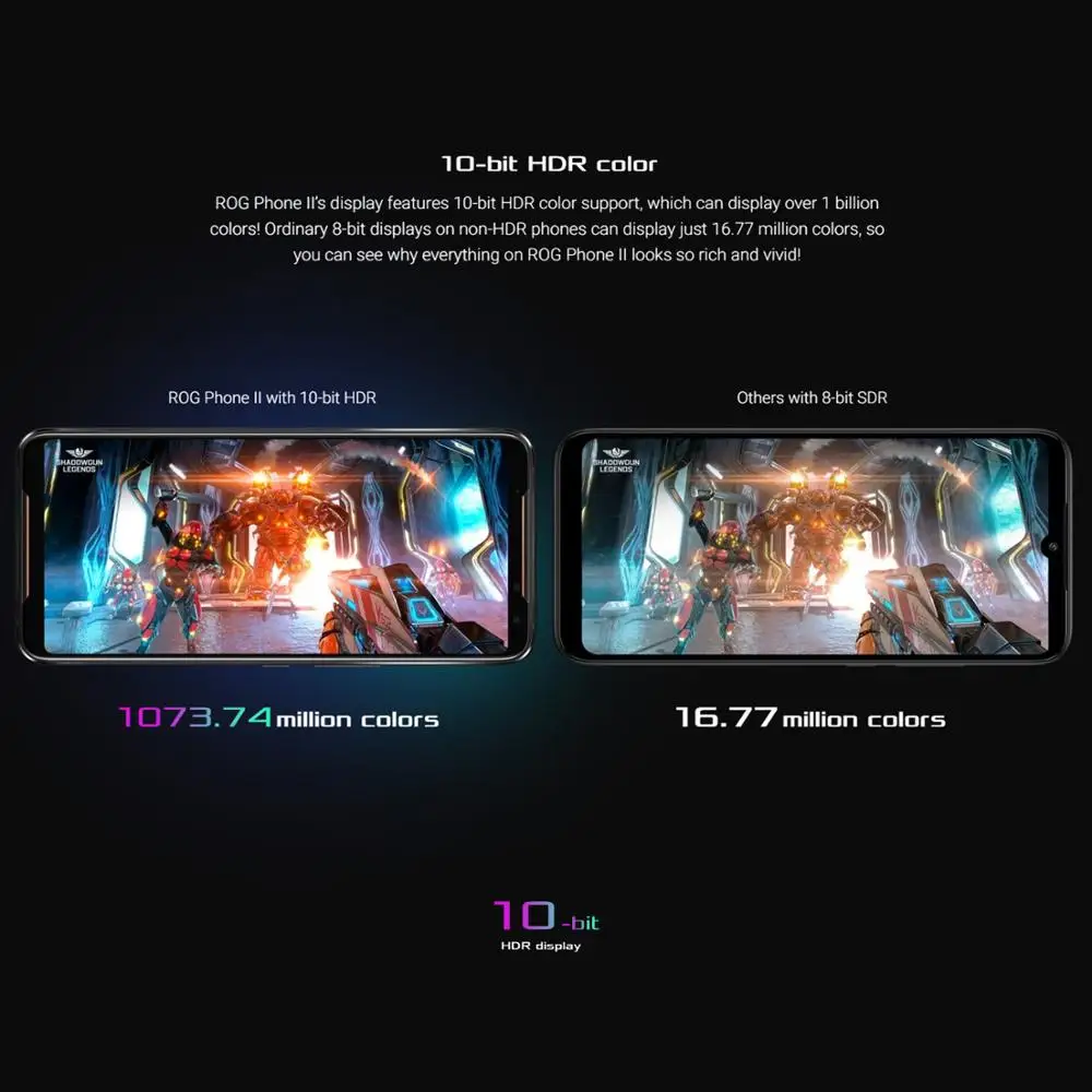 ASUS ROG Phone II (ZS660KL) Strix Edition Gaming Phone Global Version 8GB 128GB Snapdragon 855 plus 6000mAh NFC OTA Update ASUS ROG Phone II (ZS660KL) Strix Edition Gaming Phone Global Version 8GB 128GB Snapdragon 855 plus 6000mAh NFC OTA Update