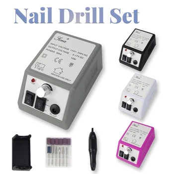 

Nail Drill Machine Manicure Drill Apparatus For Manicure Pedicure Kit Electric Nail File With Cutter Electric Manicure Drill Set