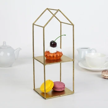 

Stand universal 2-tier "House", gold color
