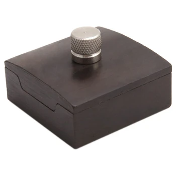 

Vintage Square Wooden Handmade Leather Craft Abrasive Burnisher Leather Polishing Tool DIY Edge Grinding Tool