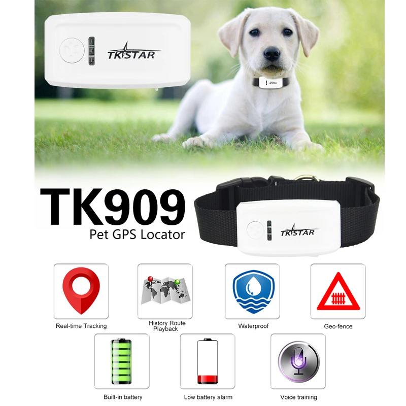 TK909 супер мини GPS трекер Водонепроницаемый 400 часов в режиме ожидания бесплатная