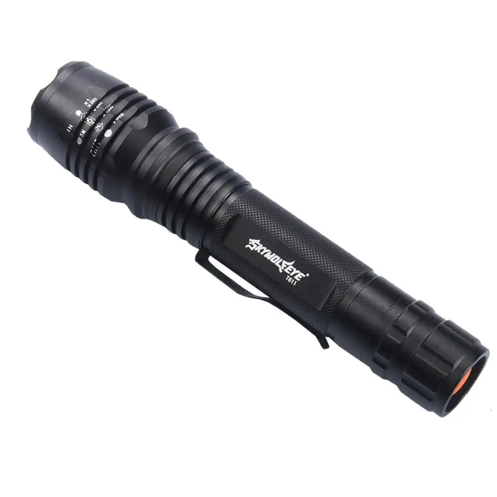 Portable Flashlight Aluminum Torch 18650 High Power Telescopic Zoom 5-Mode | Лампы и освещение