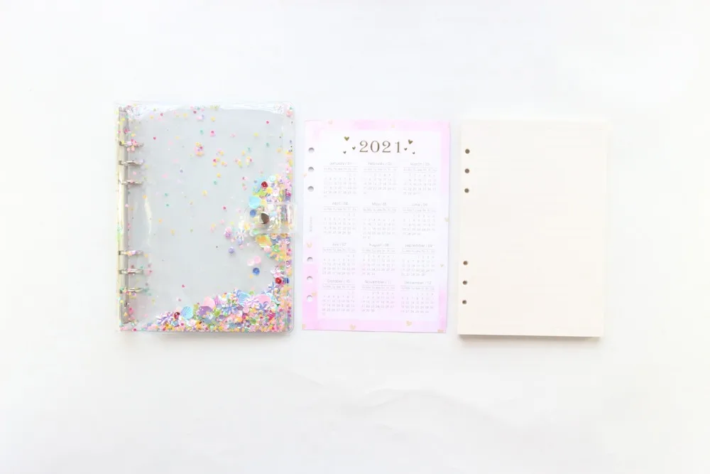 GLITTER BINDER NOTEBOOKS (2)