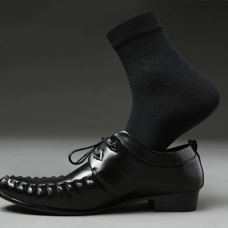 2019 Men's Cotton Socks New styles 10 Pairs / Lot Black Business Men Socks Breathable Autumn Winter for Male