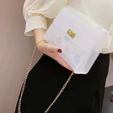 Женская модная сумочка на ремне желе сумка-мессенджер однотонная Сумка Кошелек для монет и телефона сумки Bolsa Feminina