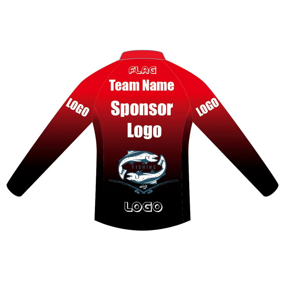 Factory Customized Fishing Jersey Angling Shirts Fish Clothes with