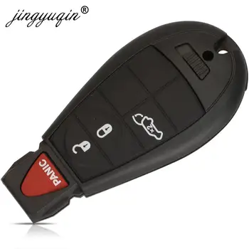 Keyforkess GQ4-53T 433MHz 4A Chip Fobik Remote Car Key fob per Dodge RAM Jeep Cherokee Sport KL Chrysler Town & Country 2014 - Jingyuqin GQ4 53T 433MHz 4A Chip Fobik Remote Car Key fob per Dodge RAM Jeep