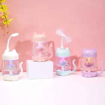 

New Style Cat USB Humidifier Multi-functional Car Mounted Air Cleaner Desktop Household Mini Moisturizing Sprayer