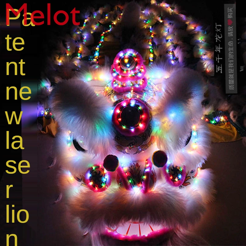 Five Thousand Dragon Lantern Light Lion Wool South Lion Dance Props South Dance Dragon Props