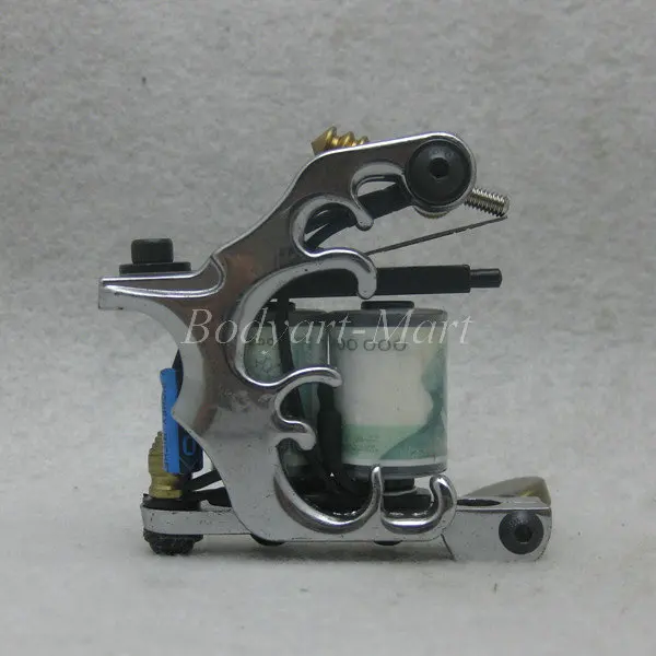 Один 10 Обертывания Катушки Топ татуировки машина пистолет для Комплект питания набор татуировки инструменты питания FSM41