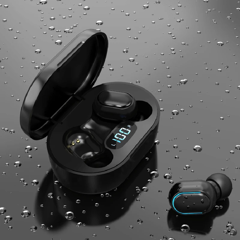 E7S Tws Pro Handsfree Bluetooth Earbuds Earphones Noise Canceling Headphone Aptx in Ear Headphones Sport Fones Bluetooth Headph
