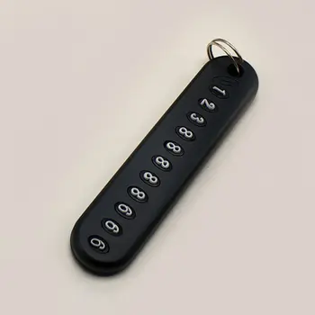 

1Pc Diy Key Number Anti-Lost Card Car Key Anti-Off Number Card Key Ring Decoration Card Gift Small Gift