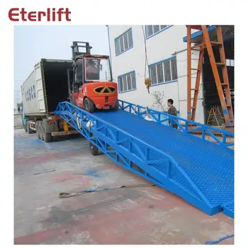 

China 6 Ton Dock Levellers /Mobile Type Hydraulic Yard Ramp