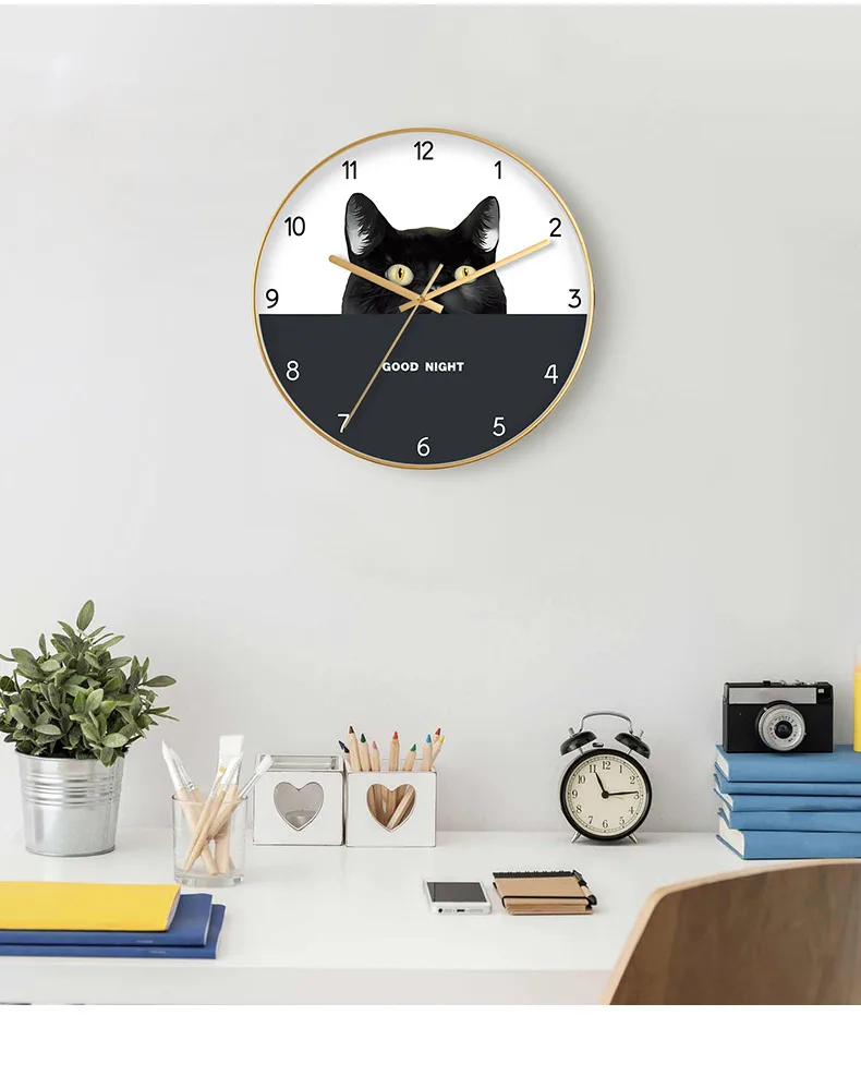 Креативные настенные часы в скандинавском стиле, современный дизайн, минималистичные стильные настенные часы, кварцевые настенные часы, металлический декор для гостиной, AA60WC
