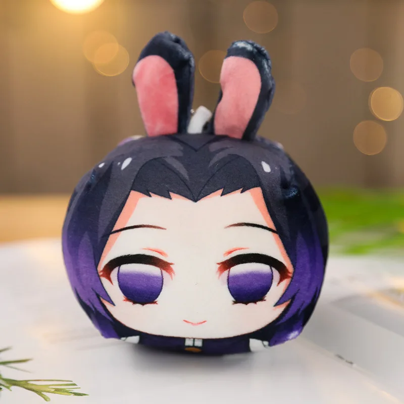 1 Demon Slayer косплей брелок Kimetsu No Yaiba Kamado Tanjirou Kamado Nezuko плюшевая игрушка чучело кукольный брелок Подвеска сумка держатель - Color: 1