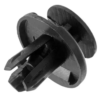 

50Pcs Diameter 8mm Black Plastic Auto Fasteners Rivets Clips Vehicle Car Bumper Door Panel Fender Liner Clips Retainer