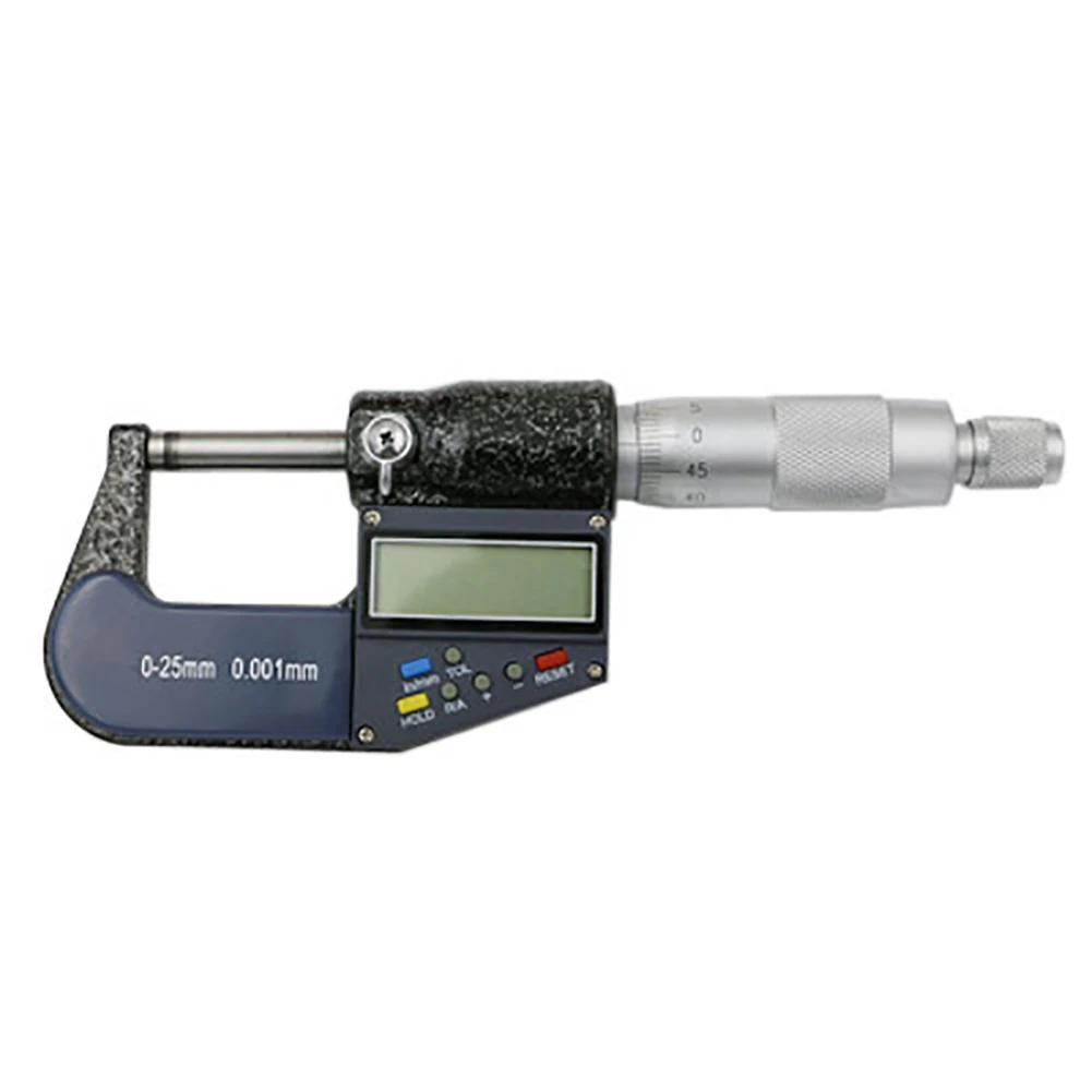Сплав ЖК-дисплей измерительный инструмент 0,001 мм цифровой микрометр Регулируемый Противоскользящий точный внешний суппорт Калибр с Тиковой отметкой