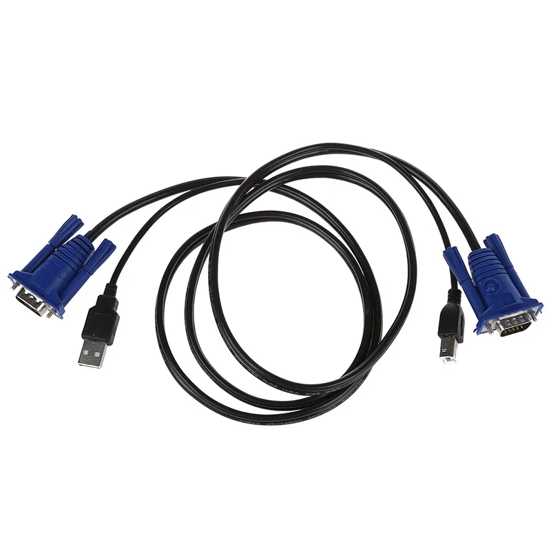 FFYY-1.4M 15 Pin VGA+ USB папа-папа VGA+ Печатный кабель для CRT PC