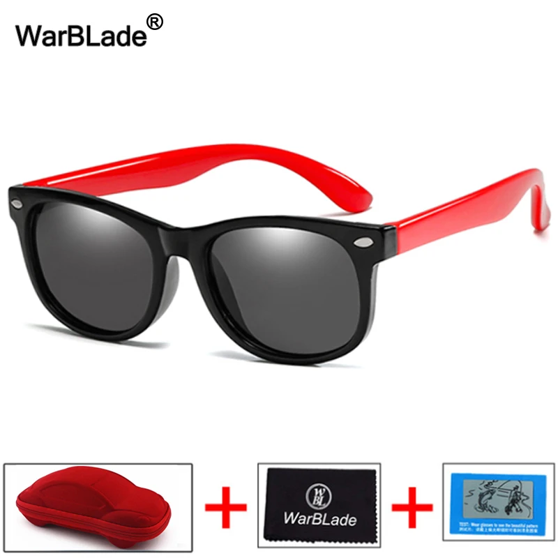 Kids Polarized Sunglasses Children Boys Girl Sun Glasses Silicone Safety Glasses UV400 Eyewear Baby Shades With Boxes