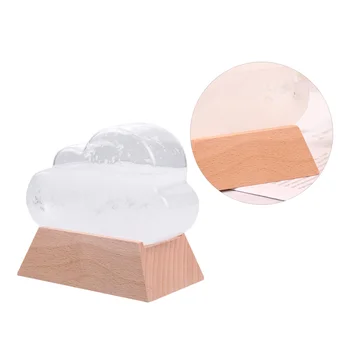 

1PC Cloud Weather Bottle Decor with Base Creative Weather Forecast Bottle Ornament Fresh Storm Bottle Crafts Chic Household Ador