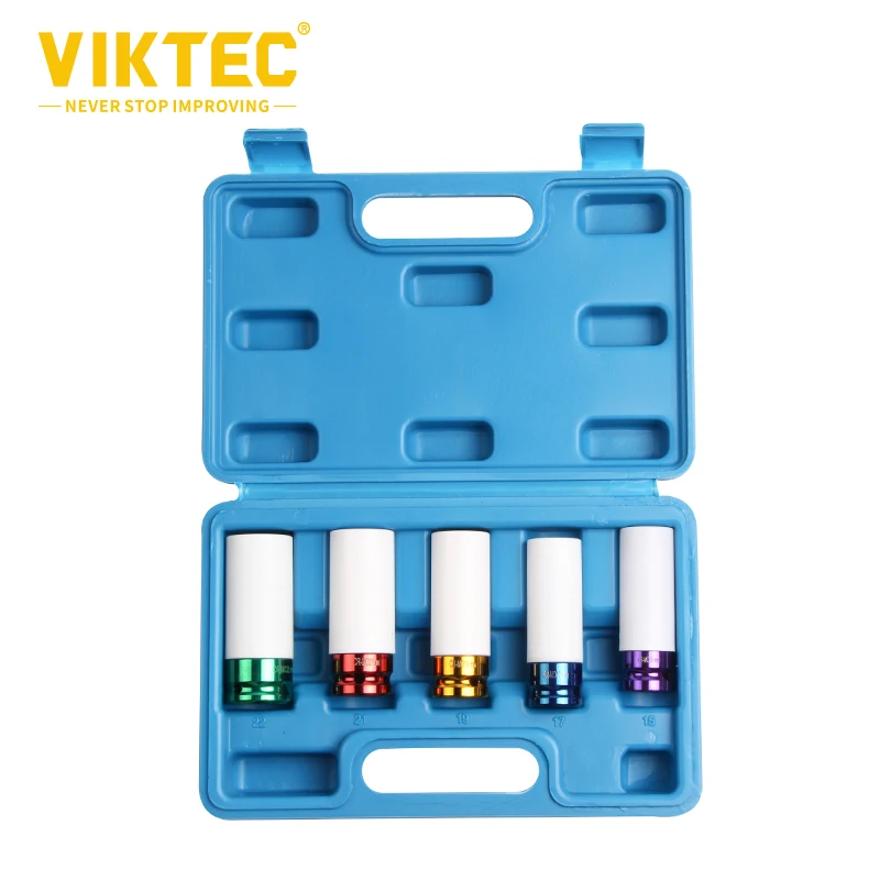 

VT13189 5pc 1/2" Wheel Nut Socket Set