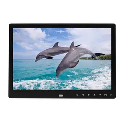 Marco de fotos Digital de 12 pulgadas, pantalla electrónica de 1280x800 con LCD IPS, MP3 y MP4 reproductor de vídeo, 1080P