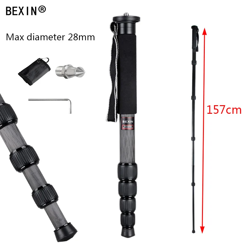  Lightweight camera tripod monopod carbon fiber monopod video DSLR stand portable shoot stick for pa
