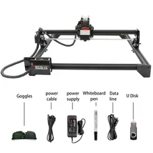 Лазерный гравировальный станок WAINLUX Laser Master 2 с 64 бит материнской платой 7 Вт 20 Вт Лазерный принтер фрезерный станок с ЧПУ в подарок на Рождест...