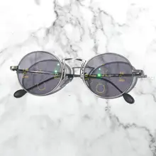 Унисекс фотохромные прогрессивные мульти-фокус взгляд рядом или смотреть дальние очки для чтения UV400 с коробкой FML