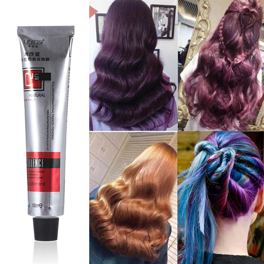 92g Colorful Semi Permanent Hair Dye Tint Natural Harmless No Residue Hair  Coloring Cream Glitter Hair Care Styling Tools - Hair Color - AliExpress