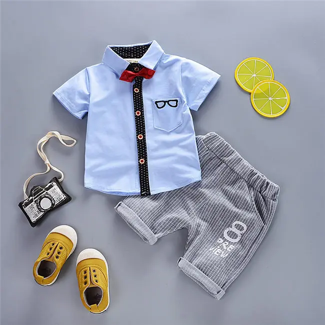 BibiCola/комплекты одежды для маленьких мальчиков, Детская летняя одежда Детский хлопковый спортивный костюм для мальчиков, спортивные костюмы из 2 предметов для маленьких мальчиков Одежда для мальчиков - Цвет: picture color