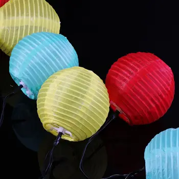 

5m/16.40ft Lanterns Line Decor Solar Light String Outdoor 20LEDs Waterproof Fairy Lights For Garden Patio Yard Outdoor Q0KF