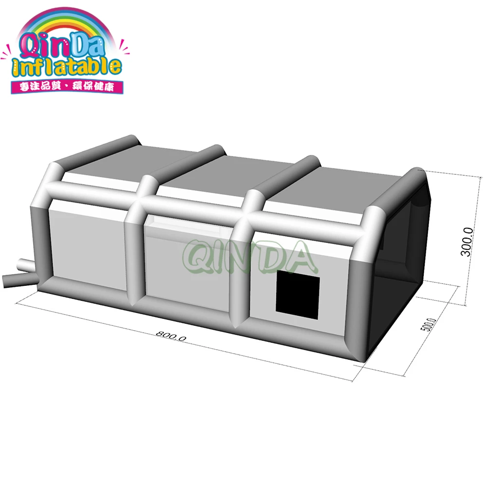 7M 8M 9M 10M Piccola Tenda Gonfiabile Della Cabina Di Verniciatura Dell'Automobile Della Cabina Di Verniciatura