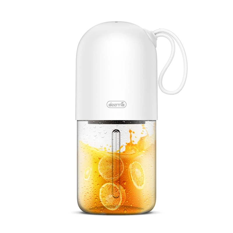 

XMX-xiaomi Mijia Deerma 300Ml Portable Electric Juicer Blender Multipurpose Wireless Mini Usb Rechargeable Juice Cup Cut Mixer f