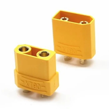

5 Pairs XT90 Battery Connector XT-90 High Current Gold Plug Male Female Connectors Socket For RC Lipo Battery