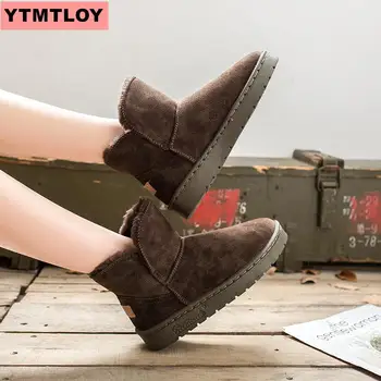 

Women's Boots Plus Size 44 Women's Snow Boots Winter Shoes High Heels Winter Boots Ankle Botas Mujer Warm Plush Women's Boots