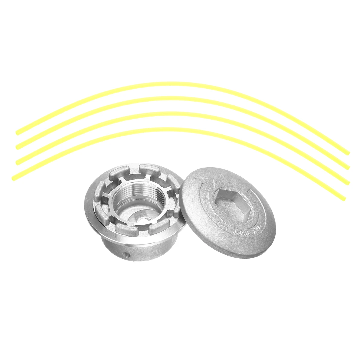 New Aluminum Trimmer Head Silver Aluminum Trimmer Head Brushcutter Universal 139/GX35 Lawn Mower Cutting Head