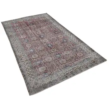 

147x250 Cm Beige Handmade English Vintage Area Rug-5x8 Ft