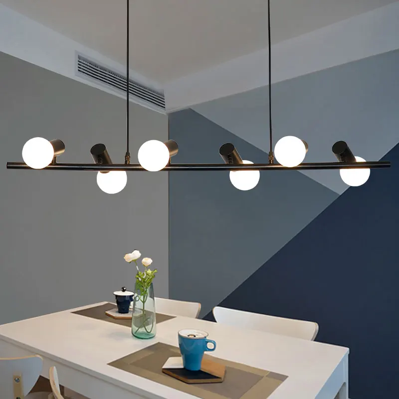 

black chandelier modern ceilling Lights Nordic long size bird Hang lamp For Living Room Kitchen showp restaurant Light Fixture