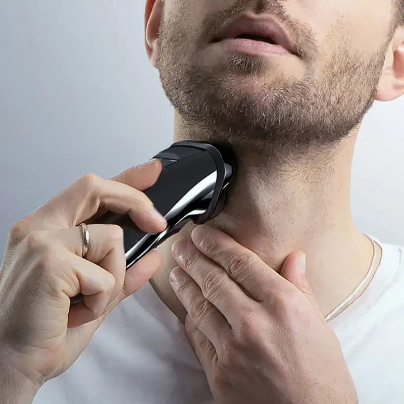 

USB Charging 3D Electric Shaver 3 Head Rotary Floating Washable Razor Cordless Men Beard Shaving Trimmer Wet and Dry Dual Use