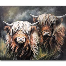 

Diamond Painting Full Square/Round Drill Yak Cow 5D Daimond Painting Embroidery Cross Stitch Crystal Mosaic Picture