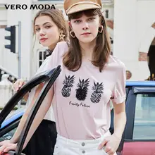 Vero Moda Новая женская хлопковая футболка с 3D принтом фруктов | 319201555