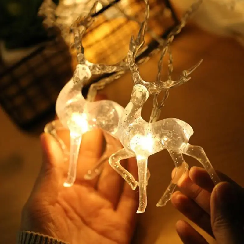 

Battery Box LED String Lights IP65 Sika Deer Home Decoration Festival Lamp String Beautiful 10led/20led Party Celebration